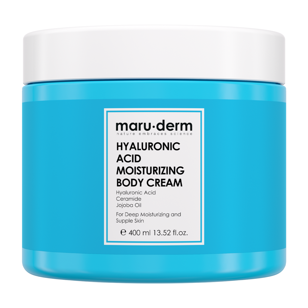 العناية بالجسم maru.derm hyaluronic acid moisturizing body cream 400ml | مارو.ديرم كريم مرطب للجسم بالهيالورونيك اسيد 400 مل