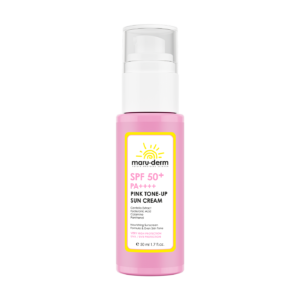 maru.derm pink tone up sun cream spf 50 50ml | كريم واقي شمس موحد للون البشرة spf50 50 مل