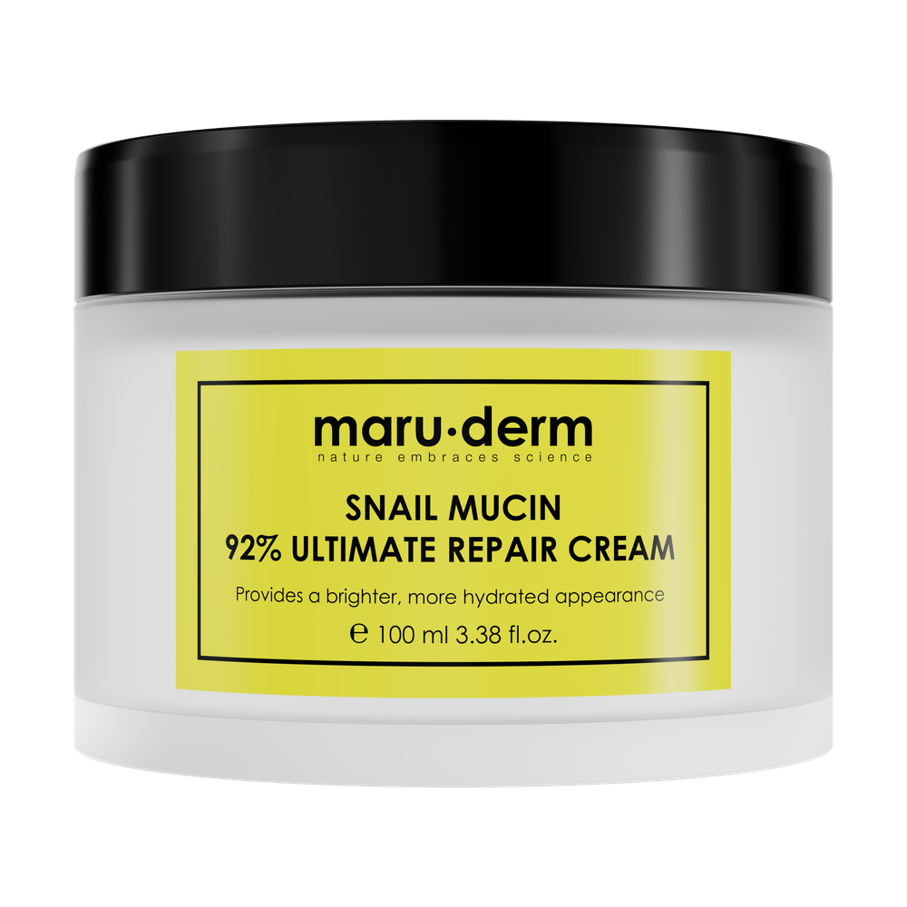 maru.derm snail mucin 92% ultimate repair cream 100ml | ماروديرم كريم مستخلص الحلزون 92% مرمم للوجه 100 مل maru.derm snail mucin 92% ultimate repair cream 100ml | ماروديرم كريم مستخلص الحلزون 92% مرمم للوجه 100 مل