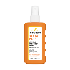 maru.derm mineral sunscreen spray for sensitive skin 200ml | مارو.ديرم بخاخ واقي شمسي معدني 200 مل