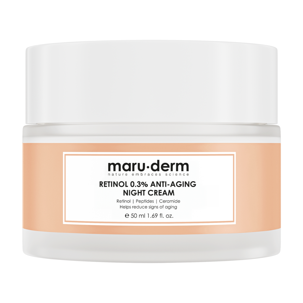 منتجات العناية بالشعرالجديدة كليا كريم الريتنول 0.3% الليلي لتجديد البشرة ، Retinol 0.3% Anti-Aging Night Cream 50 ML