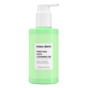 maru.derm purifying face cleansing gel for normal to oily skin 200ml | مارو.ديرم غسول منقي للبشرة العادية الى الدهنية 200 مل