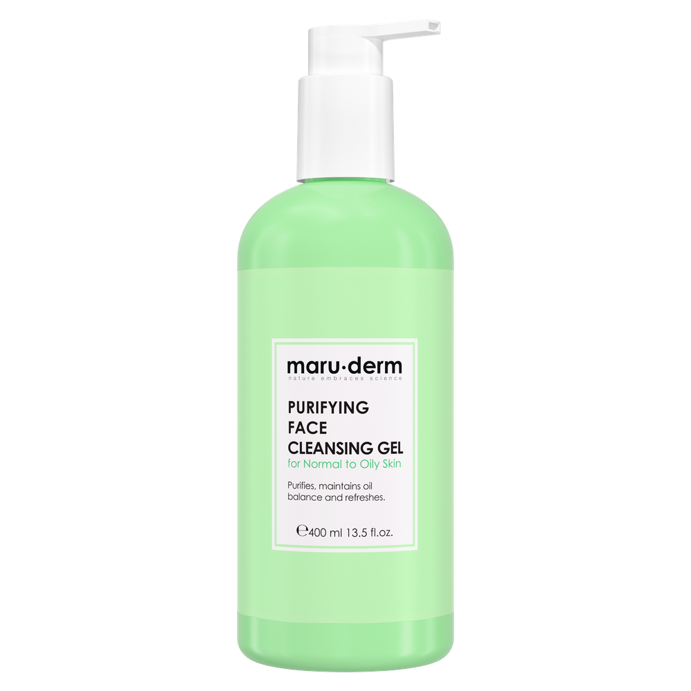 maru.derm purifying face cleansing gel normal to oily skin 400ml | ماروديرم غسول جل منقي للبشرة العادية للدهنية 400 مل maru.derm purifying face cleansing gel normal to oily skin 400ml | ماروديرم غسول جل منقي للبشرة العادية للدهنية 400 مل
