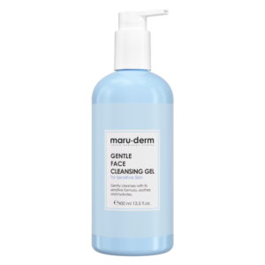 maru.derm gentle face cleansing gel for sensitive skin 400ml | ماروديرم غسول جل لطيف للبشرة الحساسة 400 مل