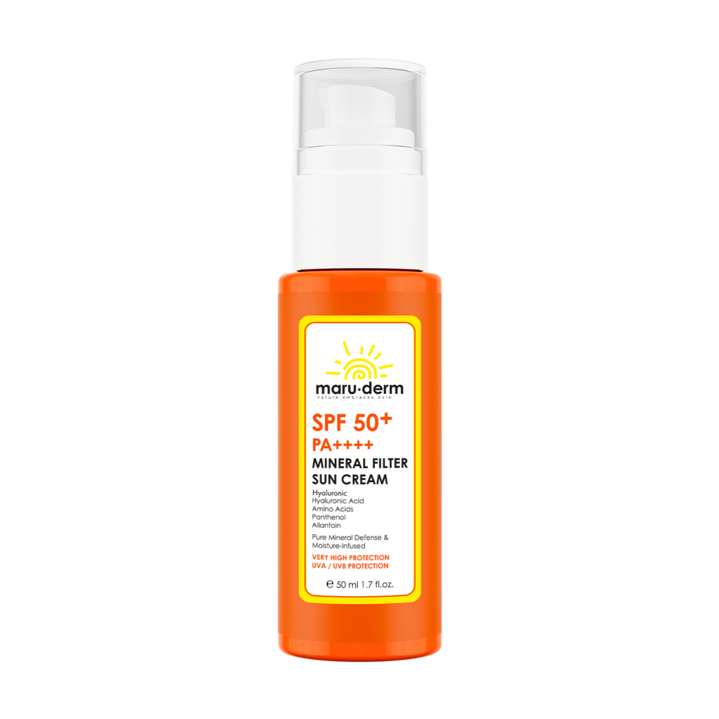maru.derm mineral filter sun cream spf 50+ 50ml | مارو.ديرم واقي شمس فيزيائي spf50+ 50 مل