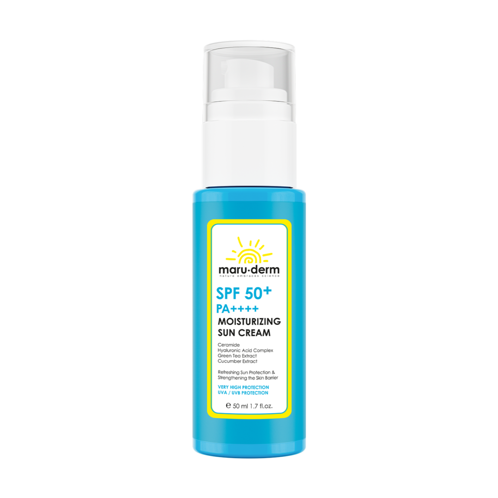 maru.derm moisturizing sun cream spf 50 50ml | مارو.ديرم واقي شمس مرطب spf50 50 مل